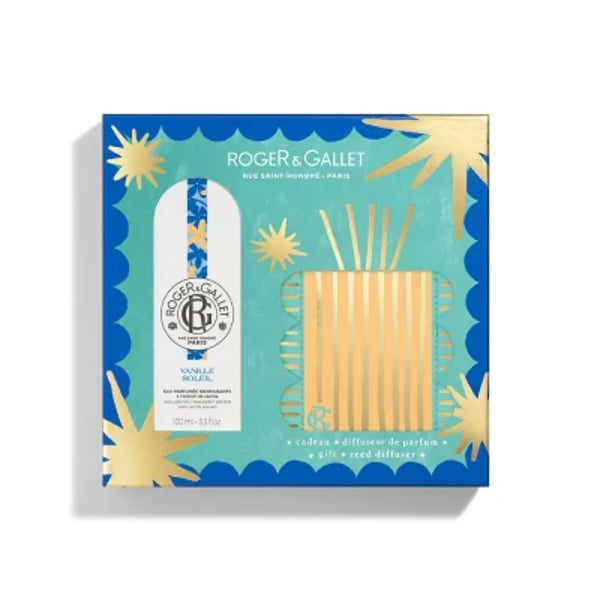 ROGER & GALLET COFFRET VANILLE SOLEIL EAU DE TOILETTE 100ML + DIFUSOR NATAL 2025 7548784.webp