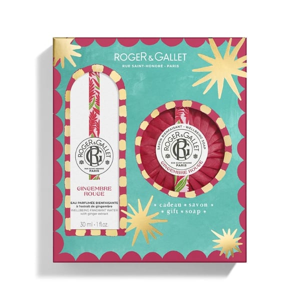 ROGER & GALLET COFFRET GINGER ROUGE EAU DE TOILETTE 30ML + SABONETE 100G NATAL 2025 7548834.webp