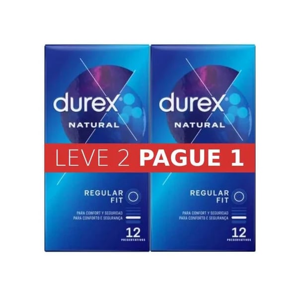 DUREX NATURAL PLUS PRESERVATIVOS X12 + OFERTA 2ª EMBALAGEM durex.webp