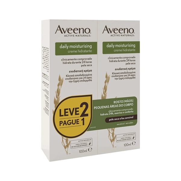 AVEENO CREME HIDRATANTE 2X100ML