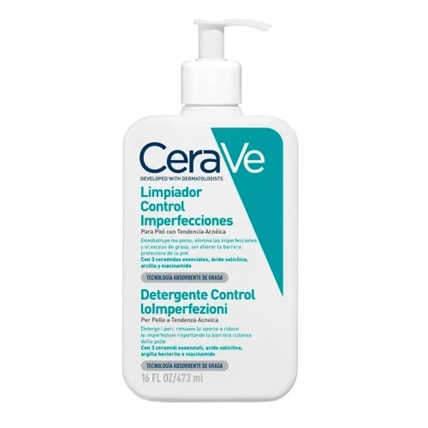 CERAVE GEL LIMPEZA CONTROLO IMPERFEIÇÕES 473ML