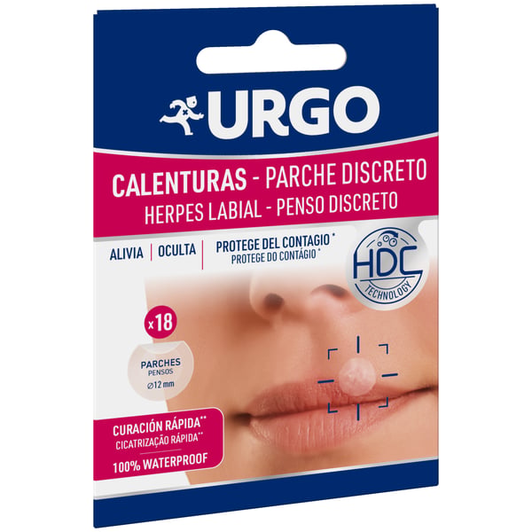 URGO PENSO HERPES LABIAL 18 UNIDADES