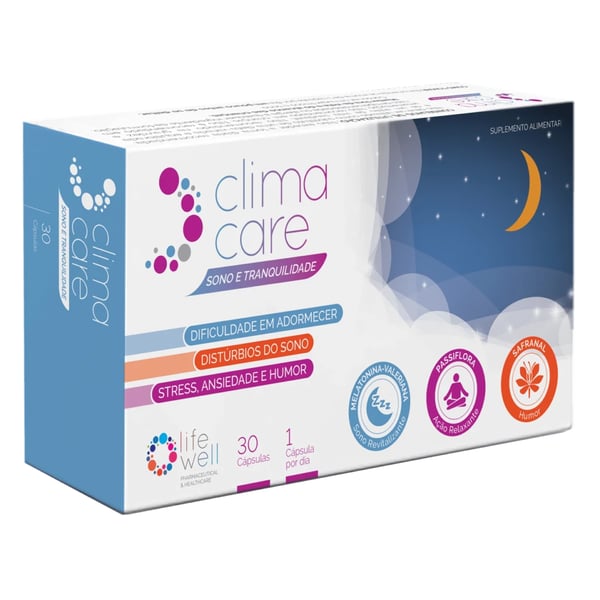 CLIMACARE SONO E TRANQUILIDADE 30 CÁPSULAS