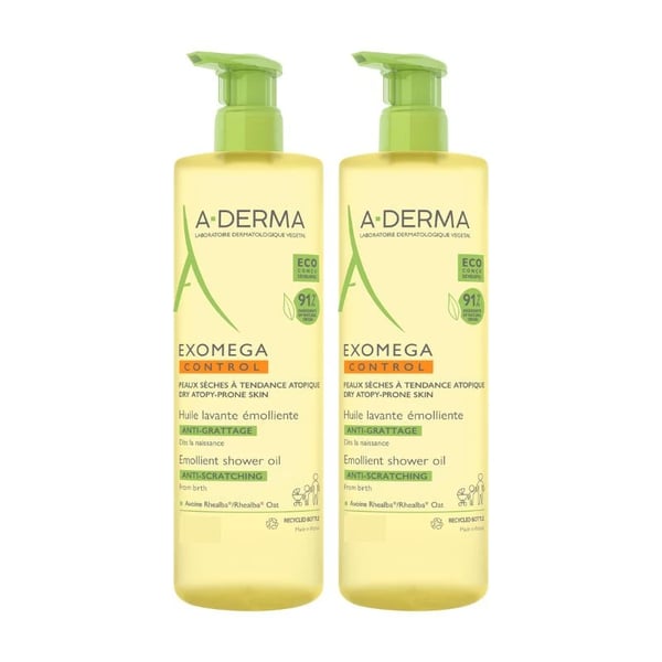A-DERMA EXOMEGA ÓLEO DUCHE 500ML DUO