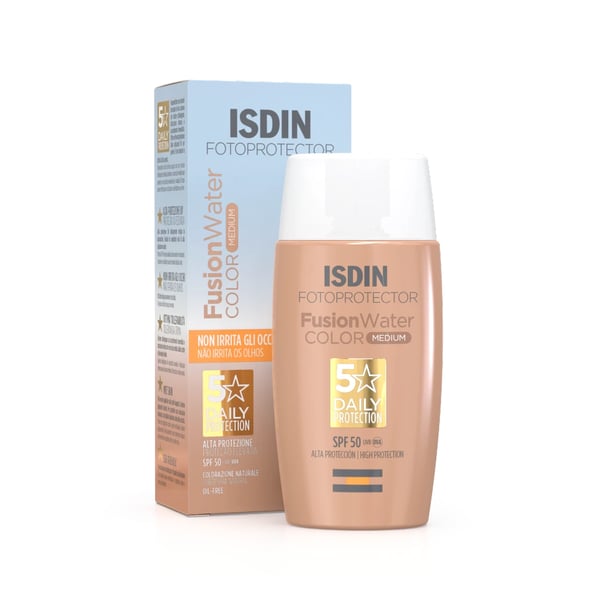 FOTOPROTECTOR ISDIN FUSION WATER COLOR MEDIUM SPF50+ 50ML