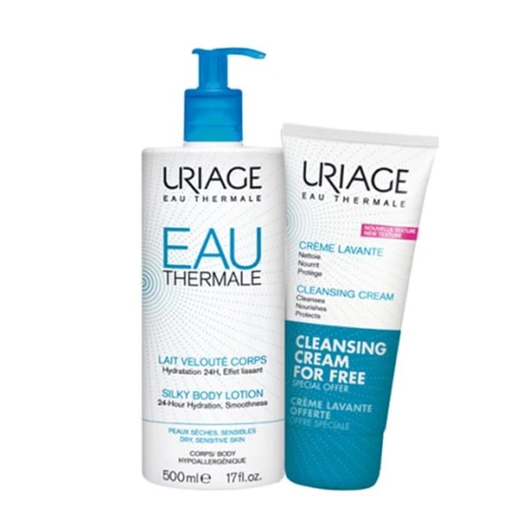 URIAGE EAU THERM LEITE HIDRANTE CORPO 500ML + OFERTA CREME LAVANTE