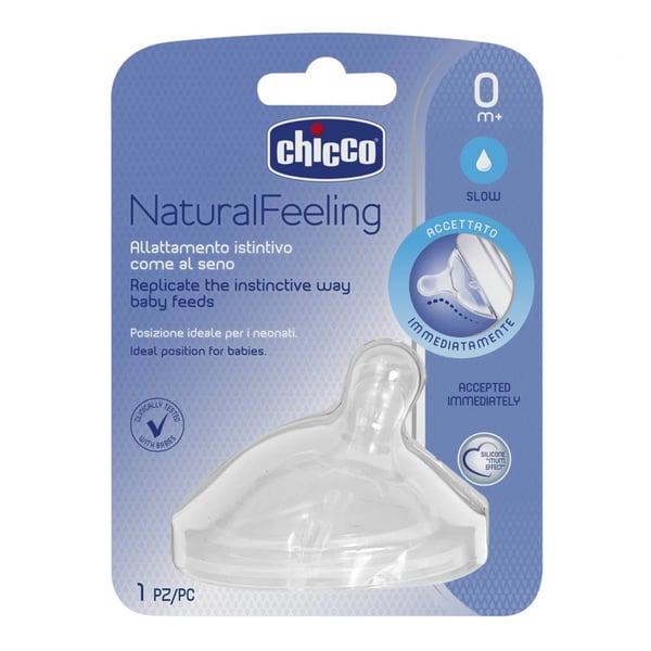 CHICCO TETINA STELICONE NATURAL FEELING 0M+