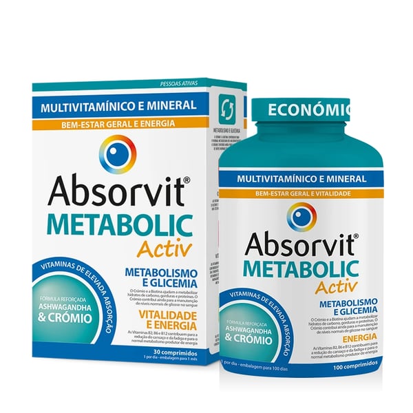 ABSORVIT METABOLIC ACTIV COMP X30