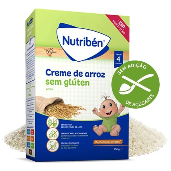 NUTRIBEN FARINHAS CREME ARROZ S/ GLÚTEN 250G