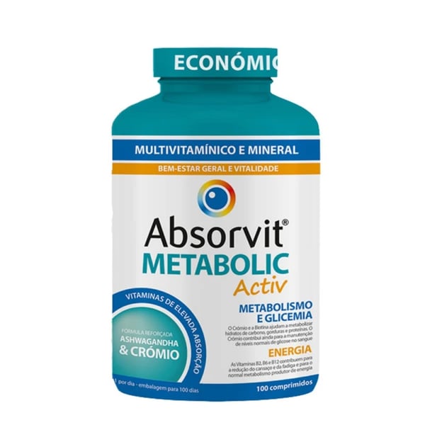 ABSORVIT METABOLIC ACTIV COMPRIMIDOS X100
