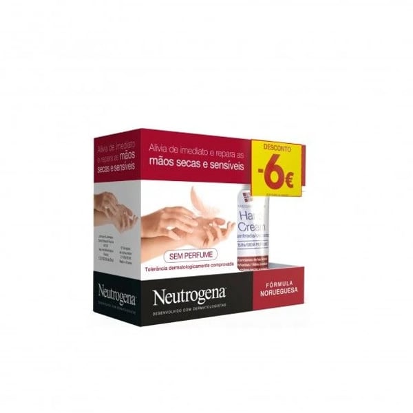 NEUTROGENA CREME MÃOS CONCENTRADO SEM PERFUME 50MLX2 -6E