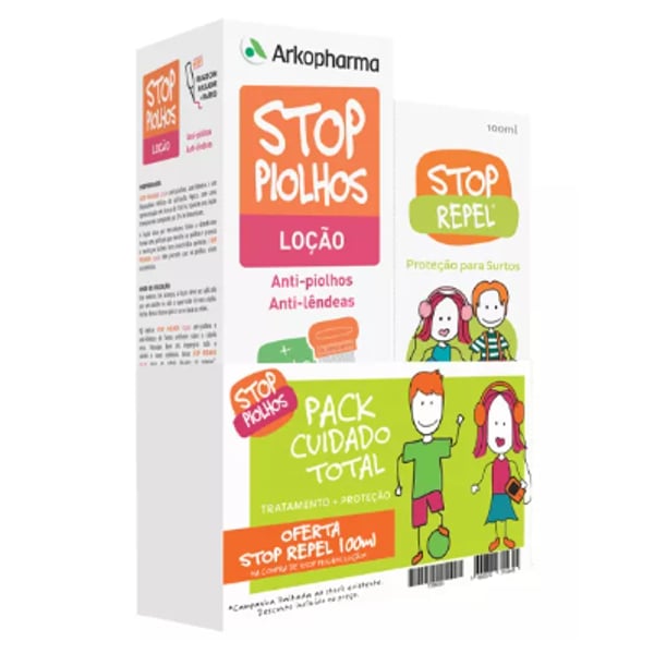 STOP PIOLHOS CUIDADO TOTAL LOÇÃO + SPRAY REPELENTE