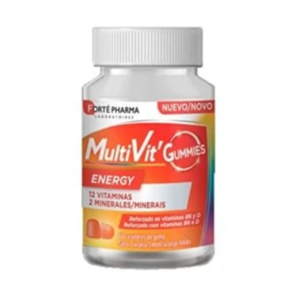 FORTÉ PHARMA MULTIVIT GUMMIES ENERGY GOMAS X60