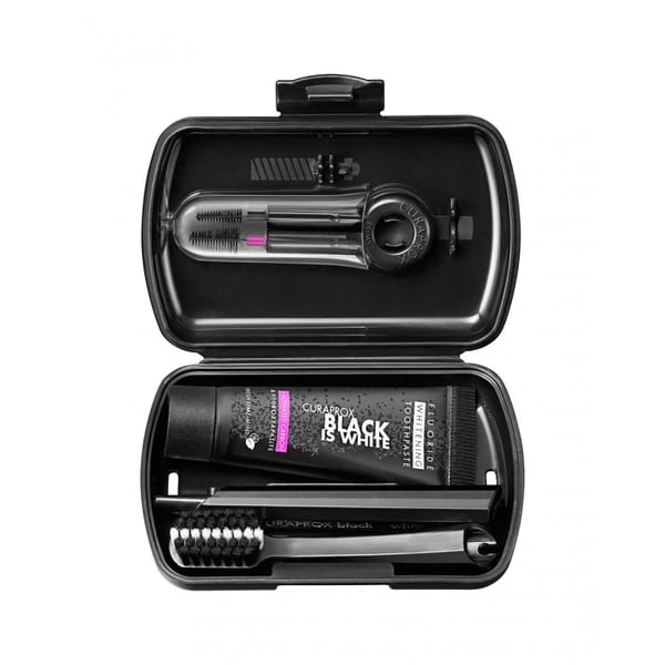 CURAPROX BLACK IS WHITE KIT VIAGEM