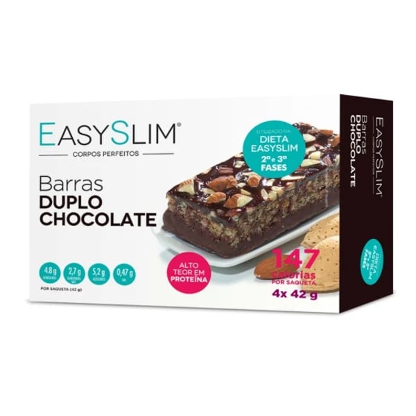 EASYSLIM BARRAS DUPLO CHOCOLATE 42 GX 4