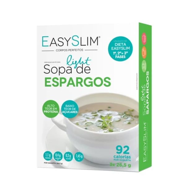 EASYSLIM SAQUETAS SOPA LIGHT ESPARGOS 26,5X3