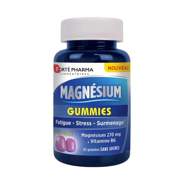 FORTÉ PHARMA MAGNÉSIO GUMMIES FRAMBOESA X45