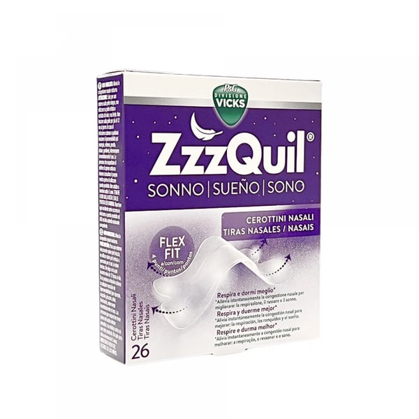 ZZZQUIL SONO TIRAS NASAIS X26