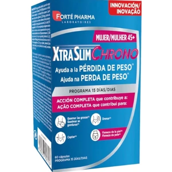 FORTÉ PHARMA XTRASLIM CHRONO MULHER 45+ CAPS X60