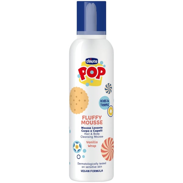 CHICCO POP MOUSSE BANHO BAUNILHA 200ML