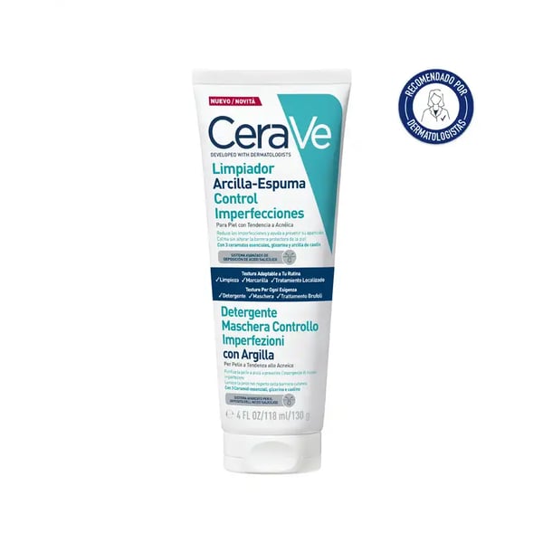 CERAVE ARGILA-ESPUMA LIMPEZA CONTROLO DE IMPERFEIÇÕES 118ML