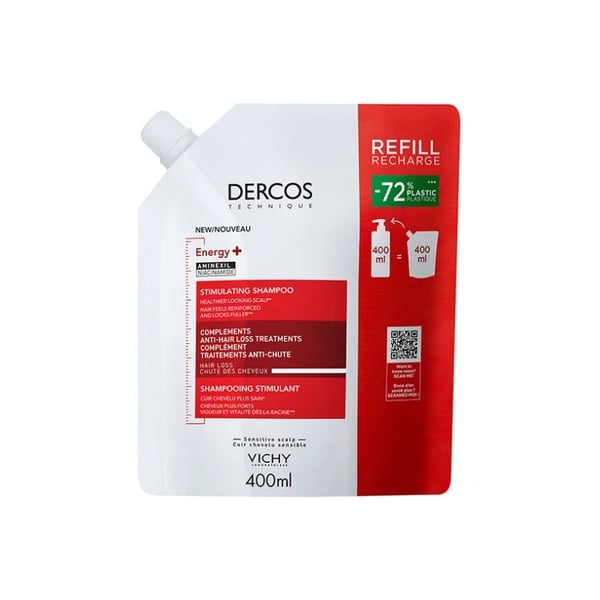 DERCOS ESTIMULANTE CHAMPO REFILL 400ML