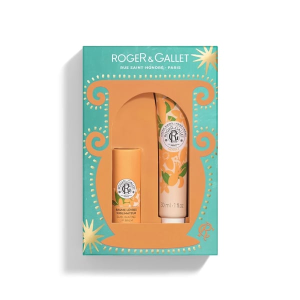 ROGER & GALLET COFFRET NÉROLI STICK LABIAL + CREME MÃOS NATAL 2025