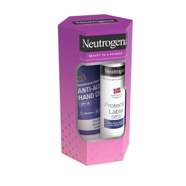 NEUTROGENA MAOS ANTI-AGEING CREME + STICK LABIAL SPF20