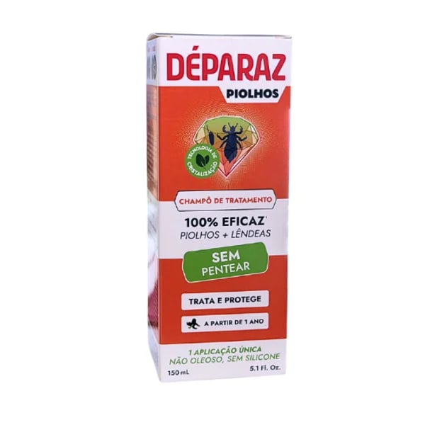 DÉPARAZ CHAMPÔ TRATAMENTO ANTIPIOLHOS 150ML