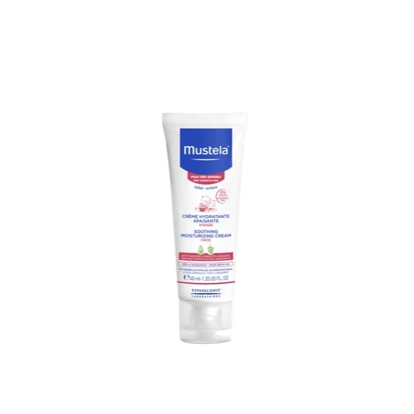 MUSTELA Creme Hidratante Calmante Rosto 0% perfume 40ml
