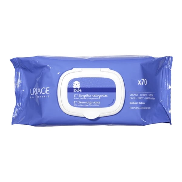 URIAGE BEBE 1º TOALHETE LIMPEZA 70UNIDADES