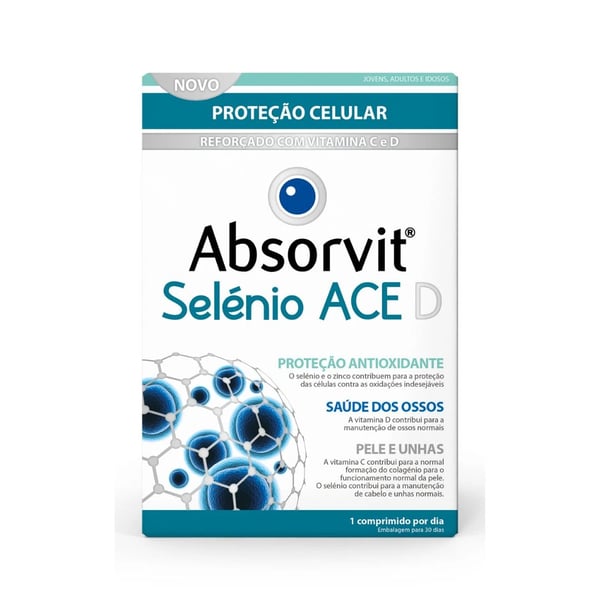 Absorvit Selénio ACE D, 30 Comprimidos
