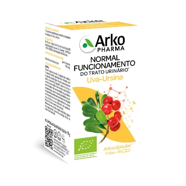 ARKOCÁPSULAS UVA URSINA 45 CÁPSULAS
