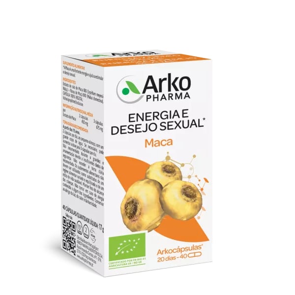 ARKOCAPSULAS MACA BIO CÁPSULAS X40