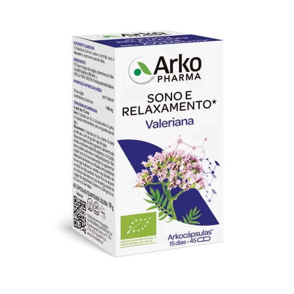 ARKOCAPSULAS VALERIANA 45 CÁPSULAS