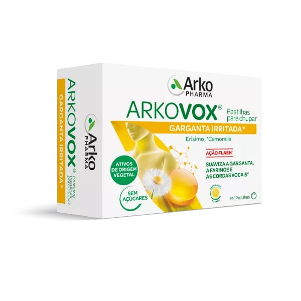 ARKOVOX MEL E LIMÃO 24 PASTILHAS