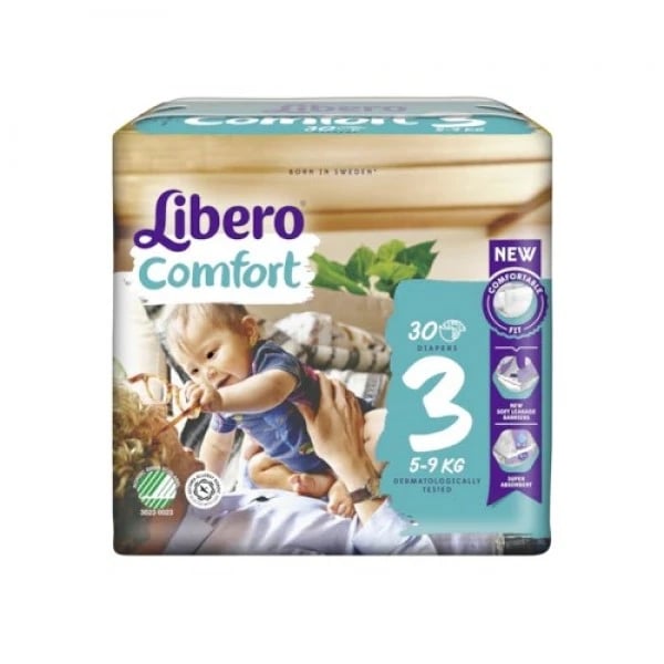 LIBERO COMFORT 3 FRALDAS 5-9KG X30