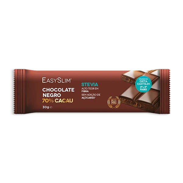 EASYSLIM CHOCOLATE NEGRO 70% CACAU 30G