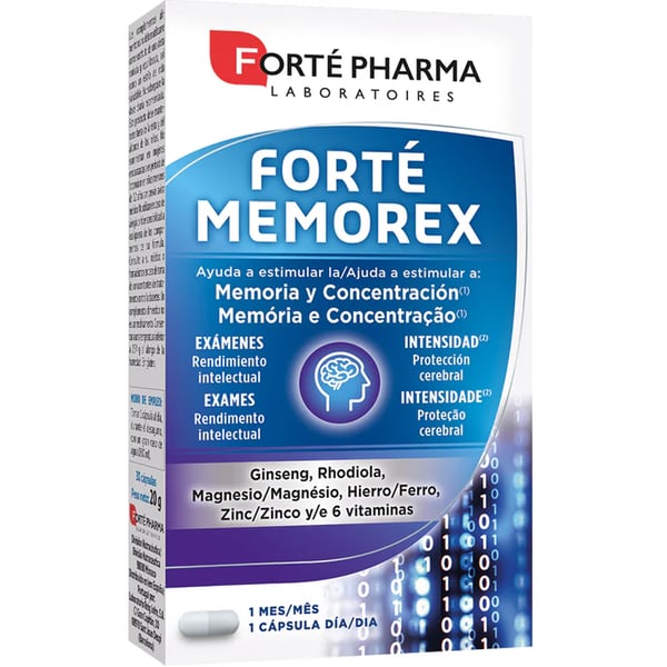 FORTÉ PHARMA MEMOREX CÁPSULAS X30