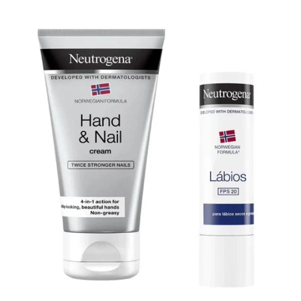 NEUTROGENA CREME MÃOS E UNHAS + STICK LABIAL