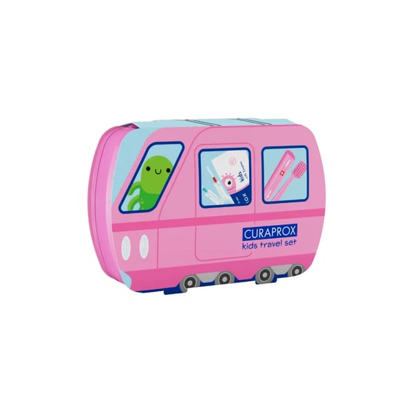 CURAPROX KIDS KIT VIAGEM ROSA