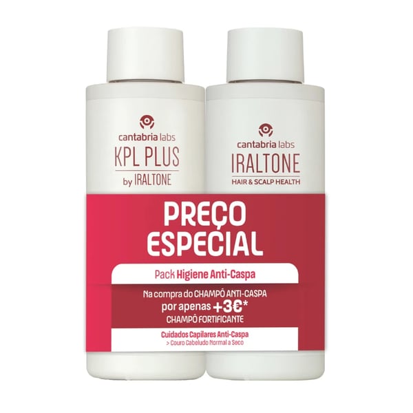 KPL PLUS CHAMPO 200ML + IRALTONE CHAMPO FORTIFICANTE 200ML