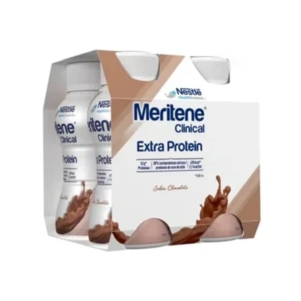MERITENE CLINICAL EXTRA PROTEIN CHOCOLATE 4X200ML