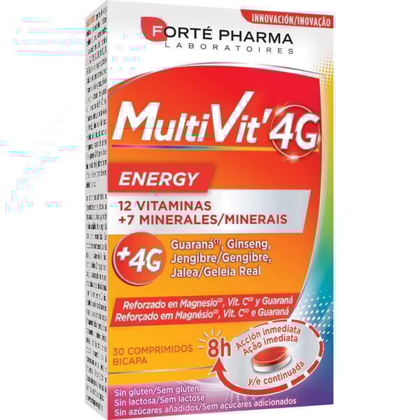 FORTÉ PHARMA MULTIVIT 4G ENERGY COMPRIMIDOS X28