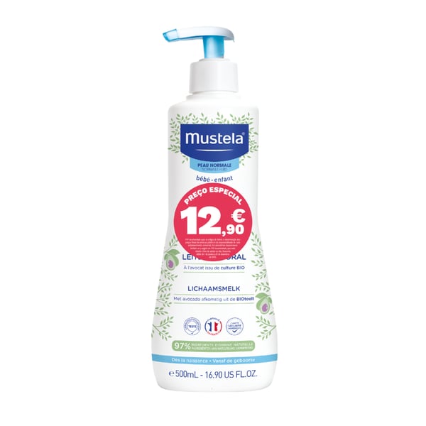 MUSTELA HYDRA BEBÉ LEITE CORPORAL PN 500 ML PREÇO ESPECIAL