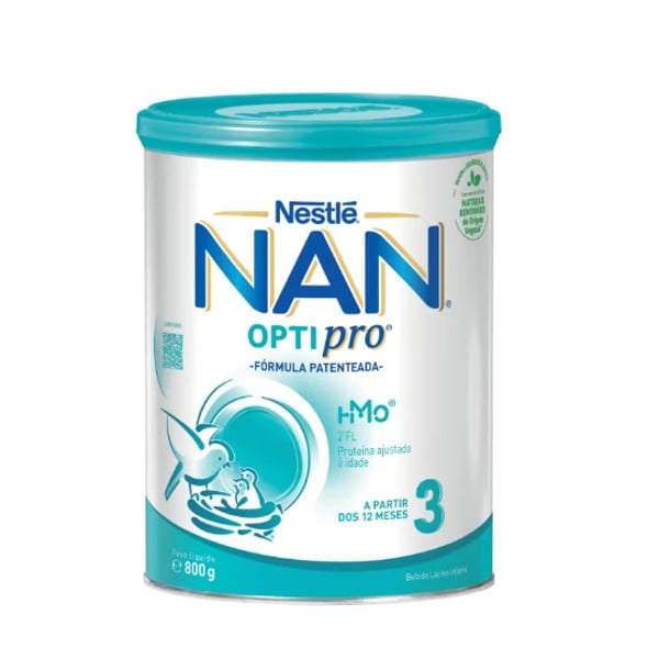 NAN OPTIPRO 3 LEITE CRESCIMENTO 12M+ 800G
