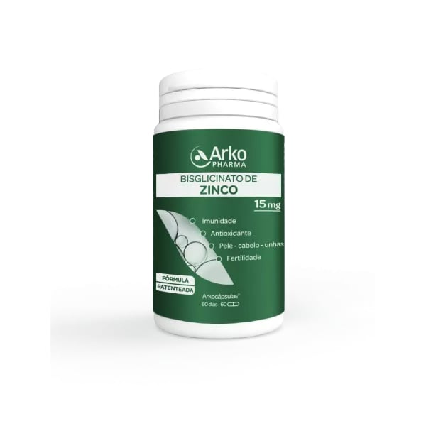 ARKOCAPSULAS BISGLICINATO ZINCO 60 CAPSÚLAS