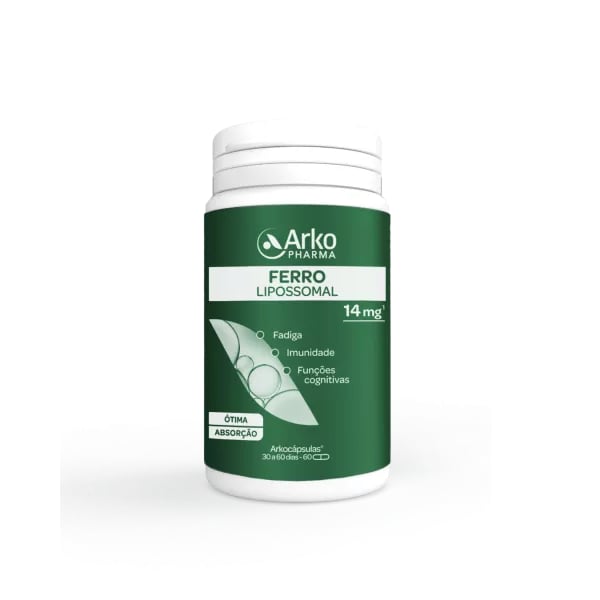 ARKOCAPSULAS FERRO LIPOSSOMAL CAPS X60