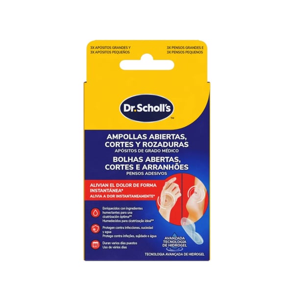 SCHOLL PENSO BOLHAS/CORTES/ARRANHÕES X6