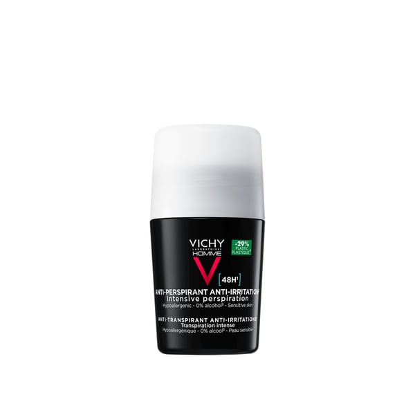 VICHY HOMME DESODORIZANTE PELE SENSÍVEL 48H ROLL-ON 50ML